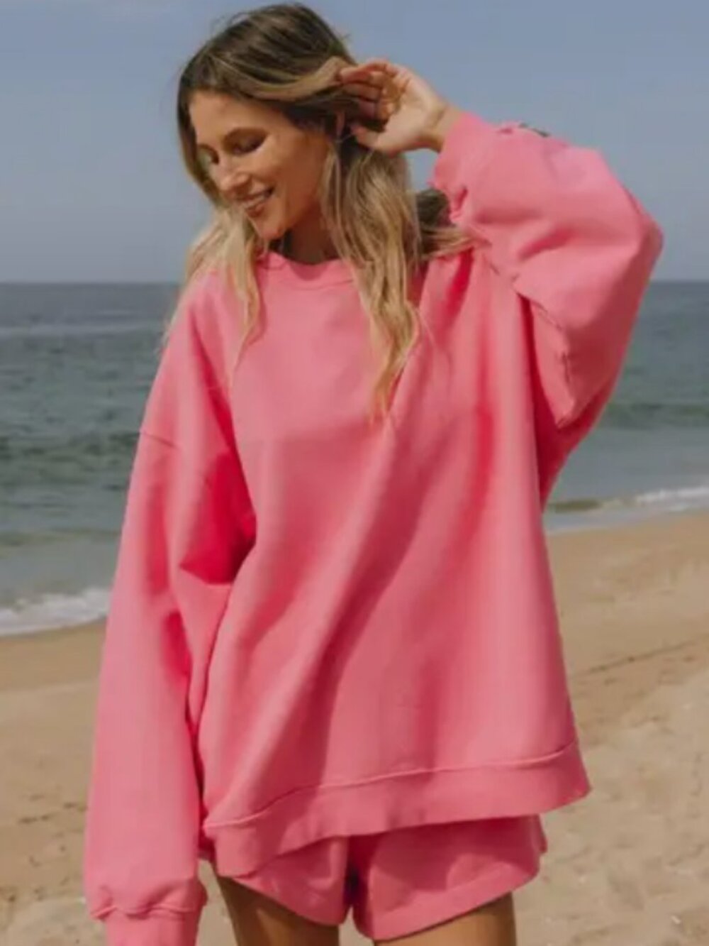 Daily Drills Unisex Oversized Crew - Cheeks